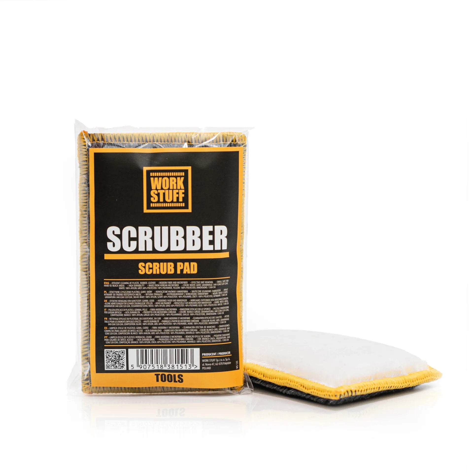 scrupper scrub pad bilplejebixen