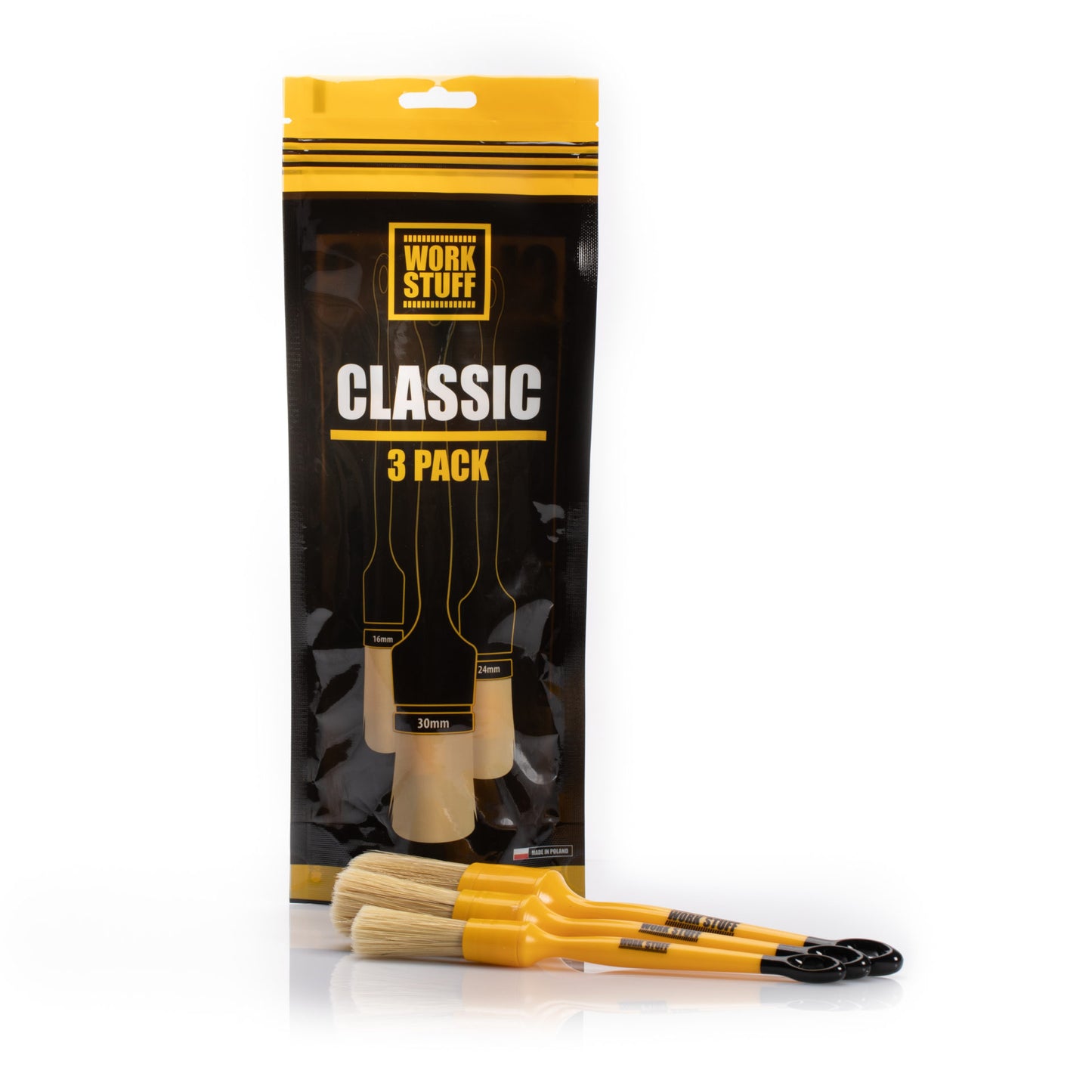 WORK STUFF Detailing Brush Classic (3-Pack) – Penselsæt