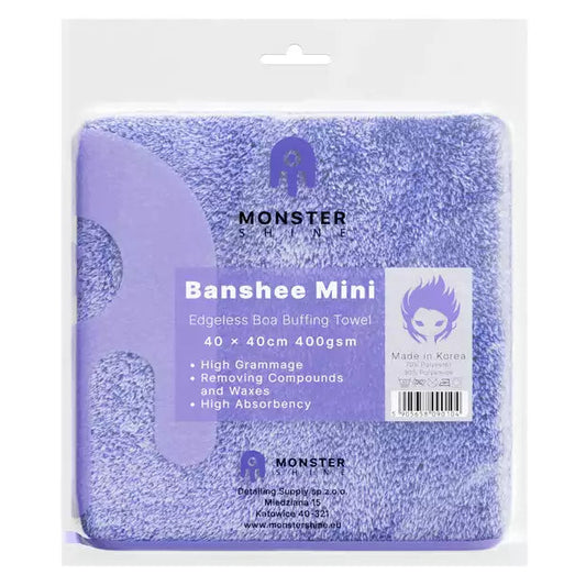 Monster Shine Banshee Mini 40x40 cm (400 gsm) – Mikrofiberklud